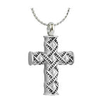 Monarch Cross Ash Pendant Urn - Love Charms Option