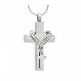 Cross Of Love Pendant Urn - Love Charms Option