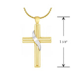 Our Savior Cross 10KT or 14KT Gold Cremation Jewelry Urn - ORDER NOW