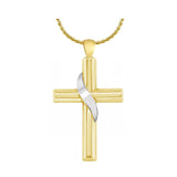 Savior Cross 10KT or 14KT Gold Cremation Jewelry Urn - SHIPS NOW
