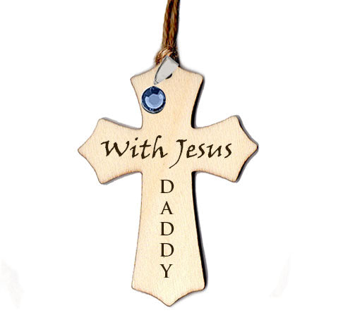 Cross Birthstone Ornament
