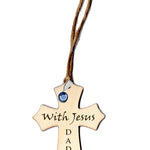 Cross Birthstone Ornament