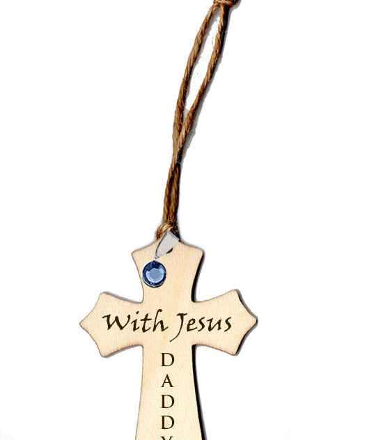 Cross Birthstone Ornament