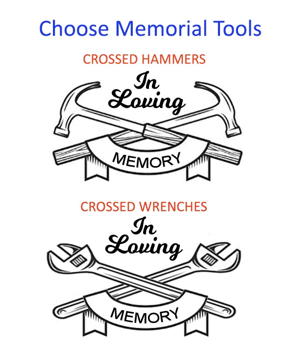 Toolbox Red Keepsake Urn - Tools Option