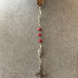 Crown of Roses Scented Rosary Necklace Urn