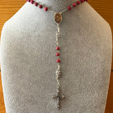 Crown of Roses Scented Rosary Necklace Urn