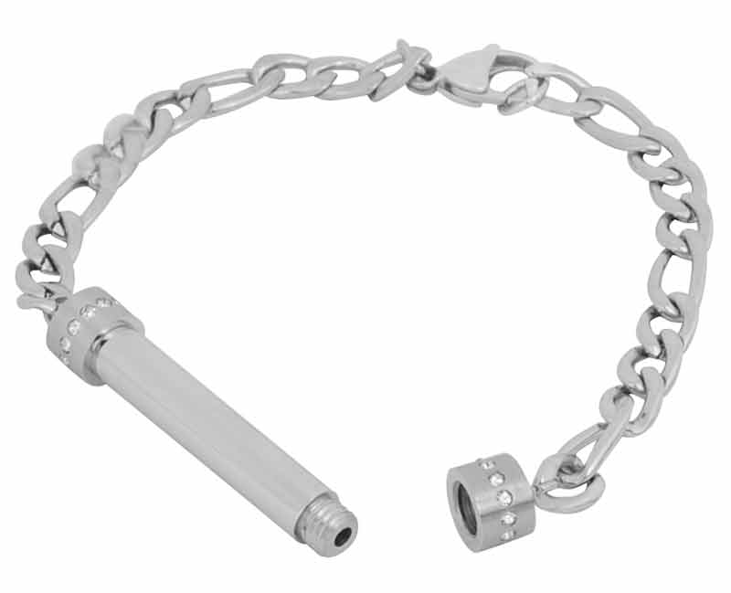 Crystal Cylinder Bracelet Urn