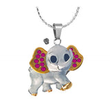 Raspberry Baby Elephant Pendant Urn - Love Charms™ Option