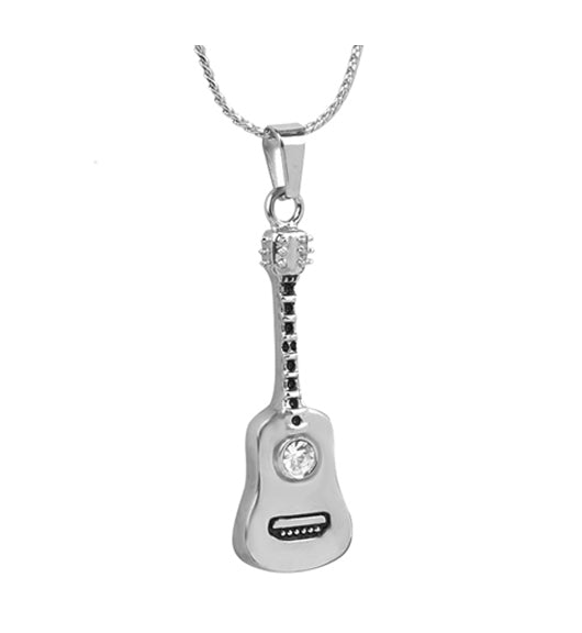 Crystal Guitar Ash Pendant Urn