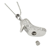 Crystal Shoe Cremation Jewelry Urn