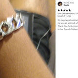 Cuban Link Men's Bracelet Cremation Urn - 7 1/2" 8" or 9" 