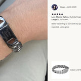 Cuban Link Men's Bracelet Cremation Urn - 7 1/2" 8" or 9"