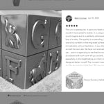 Nursery Block Pewter Urn