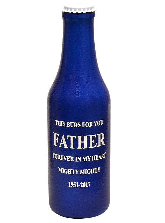 Memorial Toast Bottle Keepsake Urn