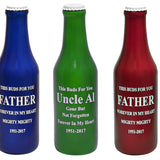 Memorial Toast Bottle Keepsake Urn