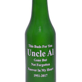 Memorial Toast Bottle Keepsake Urn