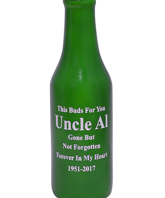 Memorial Toast Bottle Keepsake Urn