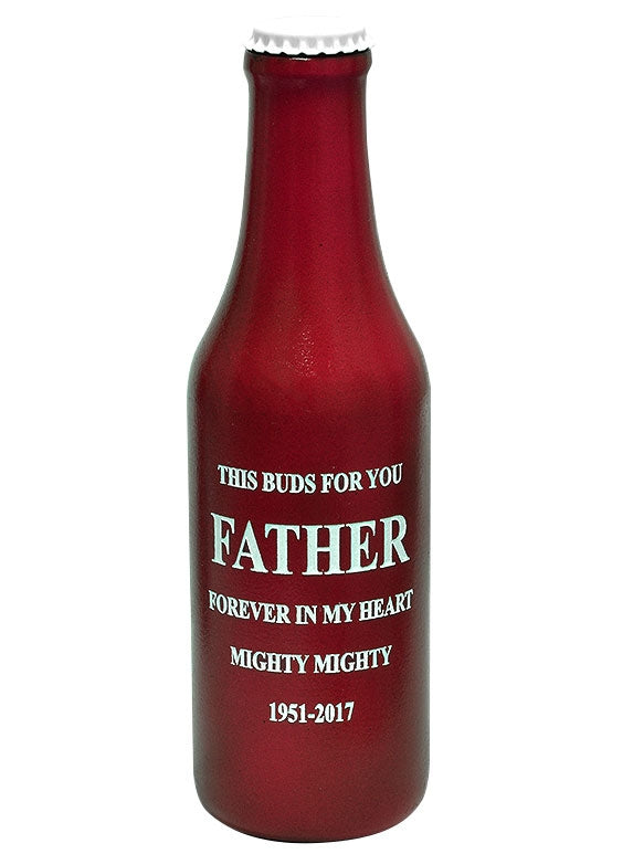 Memorial Toast Bottle Keepsake Urn