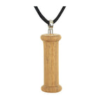 Cylinder Cherry Cremation Necklace Urn