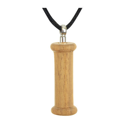 Cylinder Cherry Cremation Necklace Urn