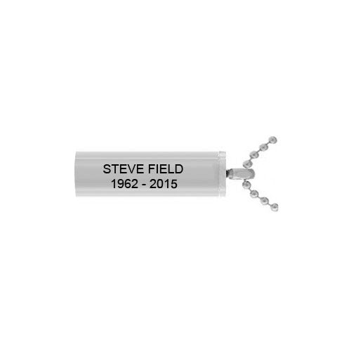 Acoustic Guitar Cylinder Pendant Urn 