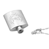 Dad Flask Ashes Necklace Urn