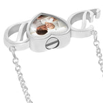 Dad Heart Photo Jewelry Urn Pendant - Love Charms® Option