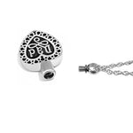 Dad Heart Cremation Jewelry Urn - Love Charms Option