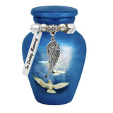 Angelic Doves Keepsake Urn - Love Charms™ Option