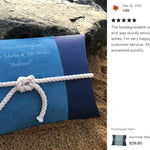 Oceanic Peaceful Pillow® Water Burial Cremation Urn - Biodegradable Water Burial At Sea Urn