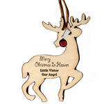 Reindeer Birthstone Ornament