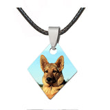 Diamond Stainless Photo Jewelry Pendant - Love Charms Option