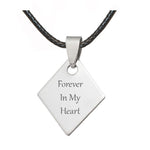 Diamond Stainless Photo Jewelry Pendant