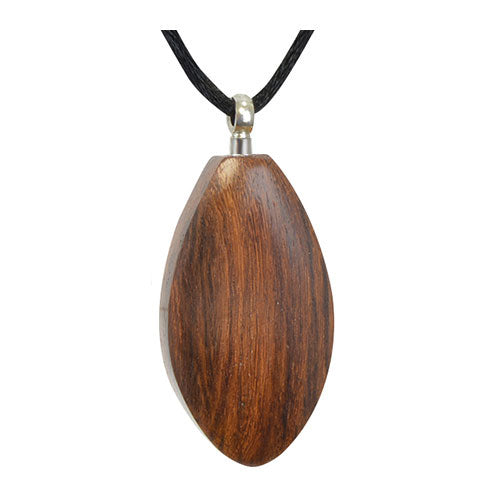 Diamond Walnut Cremation Necklace Urn
