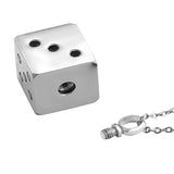 Dice Stainless Pendant Urn