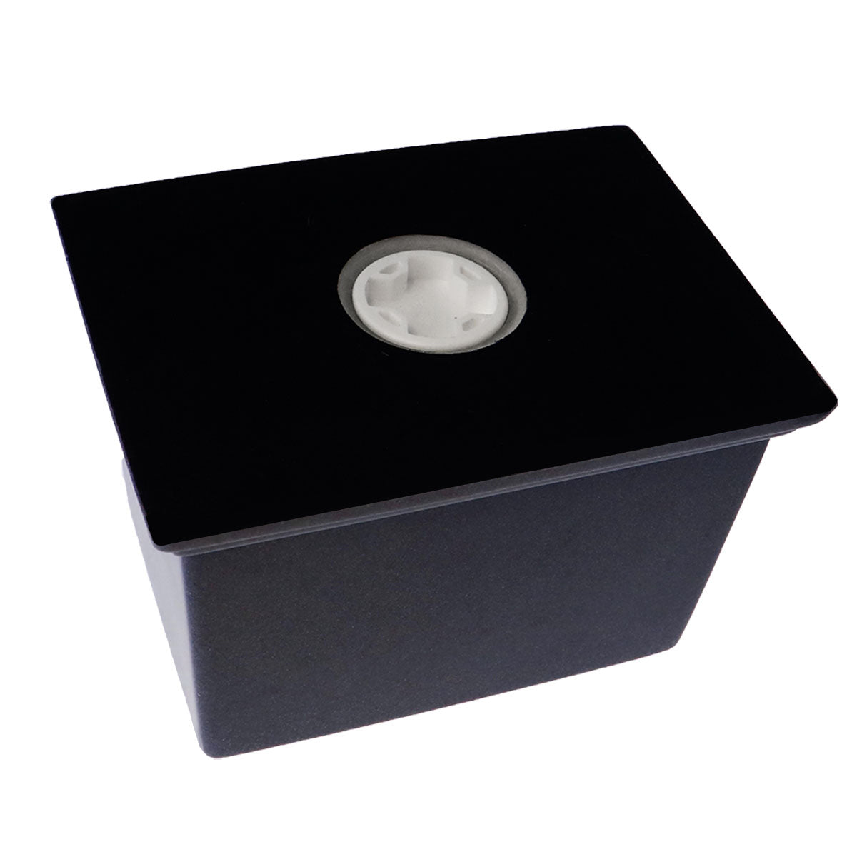 3D Rectangle Crystal Blue Granite Large Adult Cremation Urn
