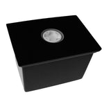 3D Heart Crystal Black Granite Large Adult Cremation Urn