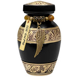 Dignity Gunmetal Dad Mini Urn - Love Charms® Option