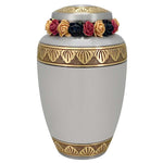 Dignity Angel Pewter Adult Cremation Urn - Tribute Wreath™ - Pro Diamond Engraving