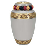 Dignity Angel Pewter Adult Cremation Urn - Tribute Wreath™ - Pro Diamond Engraving