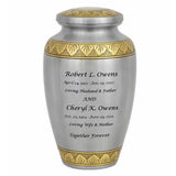 Dignity Pewter Companion Shared (Half of Each Adult) Urn