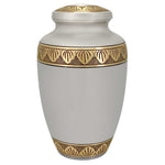 Dignity Angel Pewter Adult Cremation Urn - Tribute Wreath™ - Pro Diamond Engraving