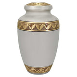 Dignity Angel Pewter Adult Cremation Urn - Tribute Wreath™ - Pro Diamond Engraving