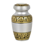 Dignity Pewter Gold Mini Keepsake Urn - Love Charms® Option