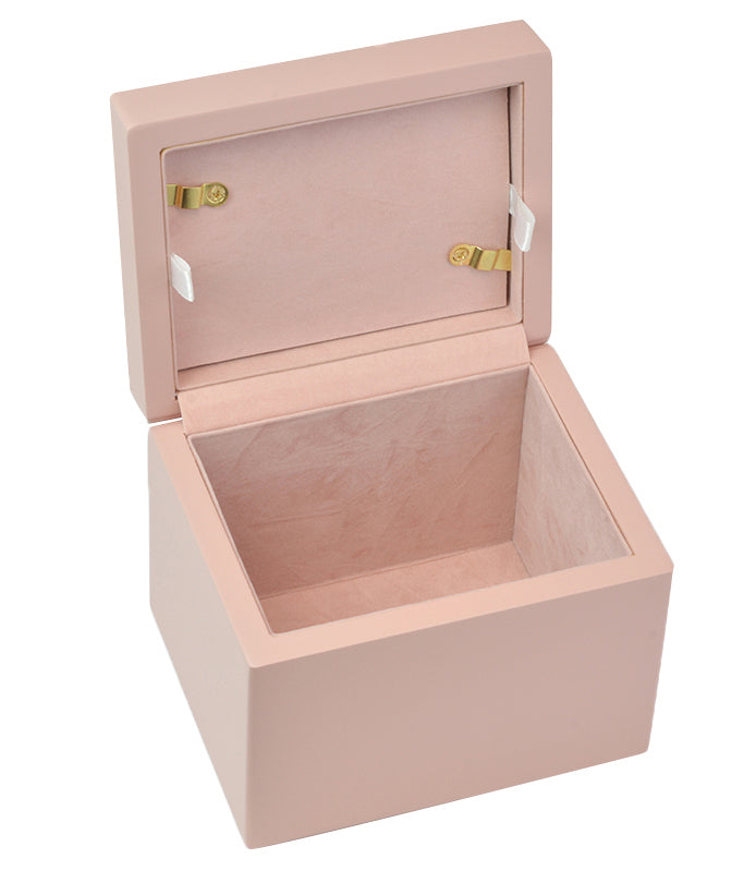 Small Pet Pink Photo Chest Urn - Free Plate