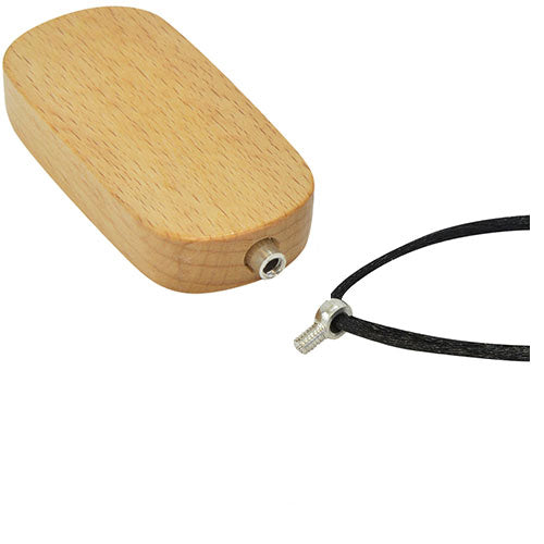 Dogtag Cherry Cremation Necklace Urn
