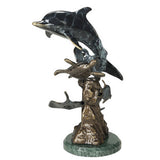 Dolphin Stingray Sea Turtle Friends Adult Cremation Urn