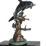 Dolphin Stingray Sea Turtle Friends Adult Cremation Urn