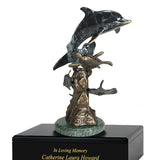 Dolphin Stingray Sea Turtle Friends Adult Cremation Urn