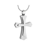 Double Cross Cremation Jewelry Urn